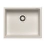 GRADE A2 - Single Bowl Undermount White Granite Composite Kitchen Sink - Enza Madison