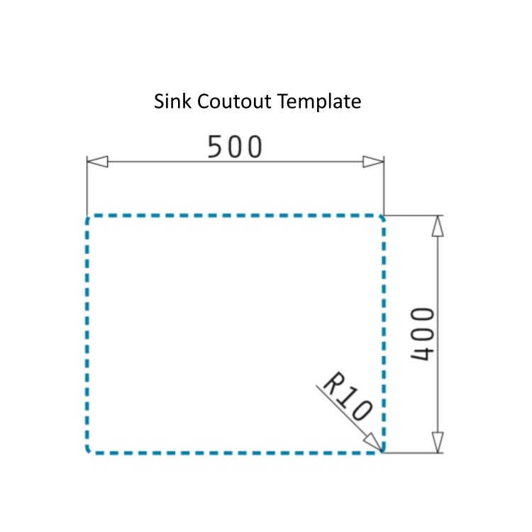 Single Bowl Undermount White Granite Composite Kitchen Sink - Enza Madison