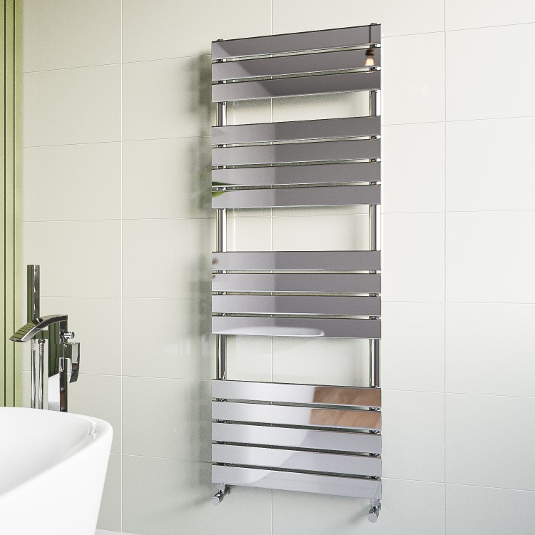 Chrome Towel Radiator 1600 x 600mm - Tundra