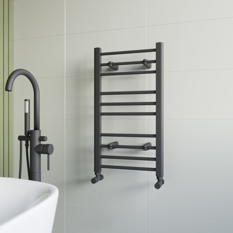 Anthracite Towel Radiator 800 x 450mm - Sahara