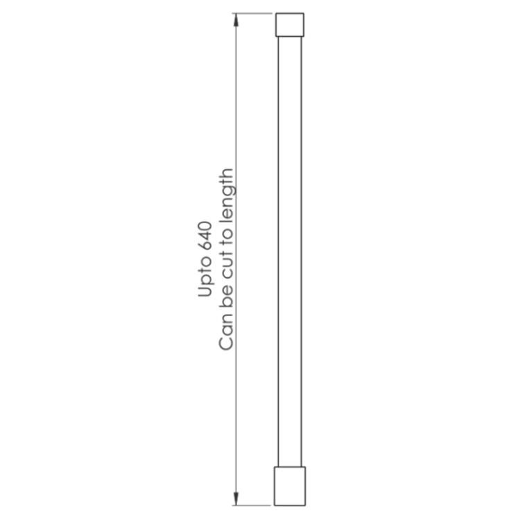 900mm Wet Room Shower Screen Nickel Frameless with Wall Support Bar - Live Your Colour