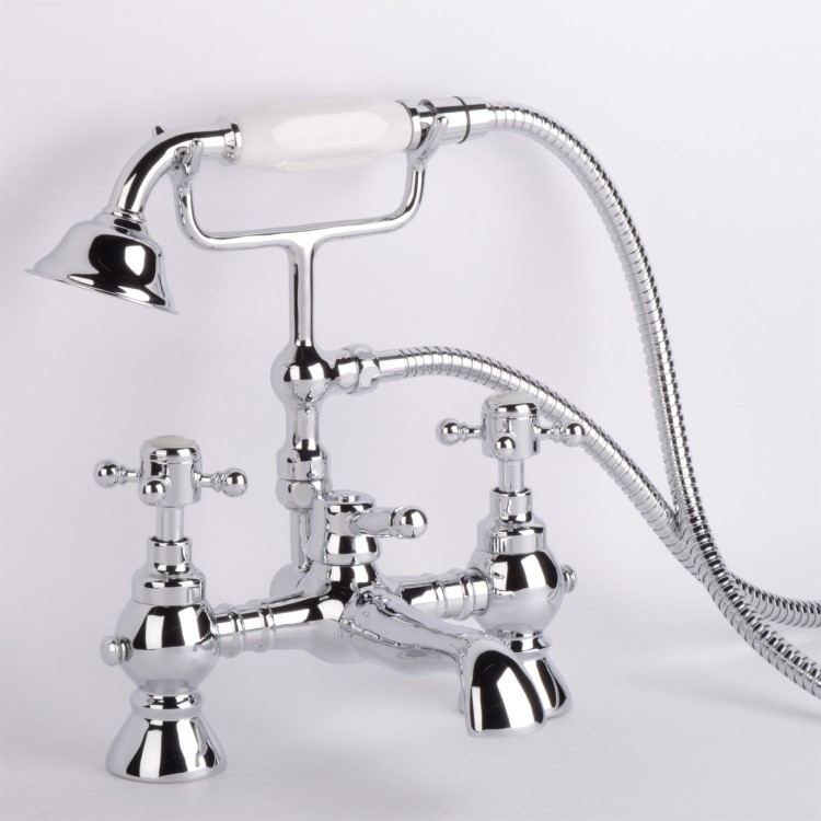 Chrome Bath Shower Mixer Tap - Oxford