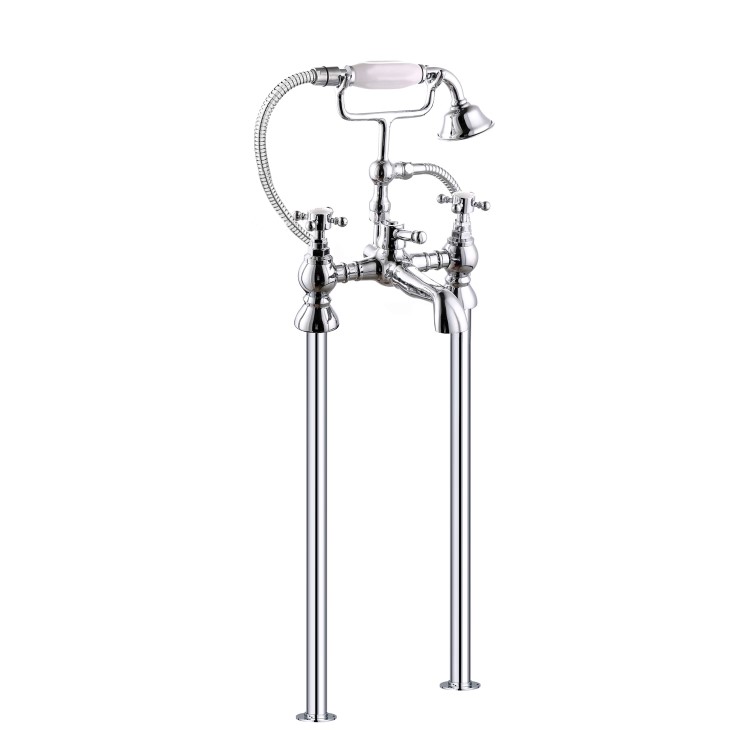 GRADE A1 - Oxford Freestanding Bath Shower Mixer