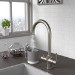 Brushed Nickel 3 in 1 Boiling water Tap - Pronto Vesta