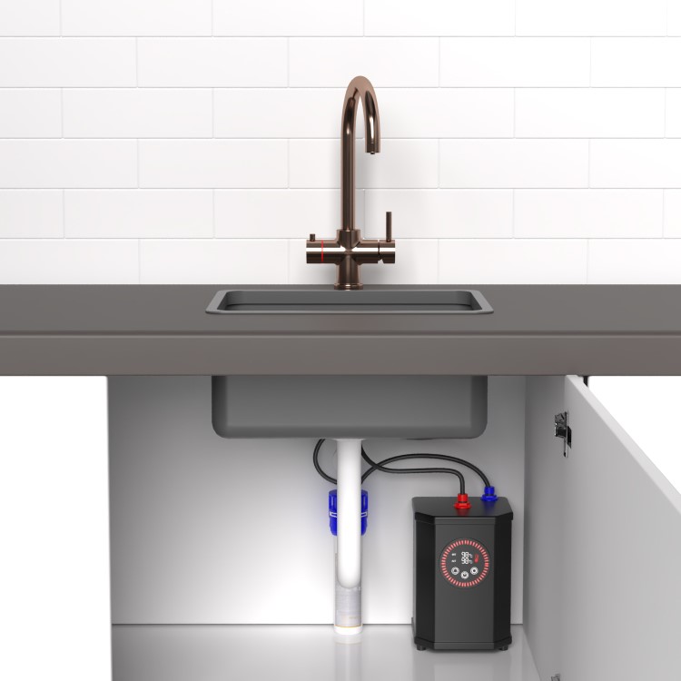 Copper 3 in 1 Boiling water Tap - Pronto Vesta  