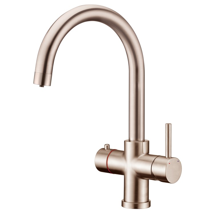 Copper 3 in 1 Boiling water Tap - Pronto Vesta  