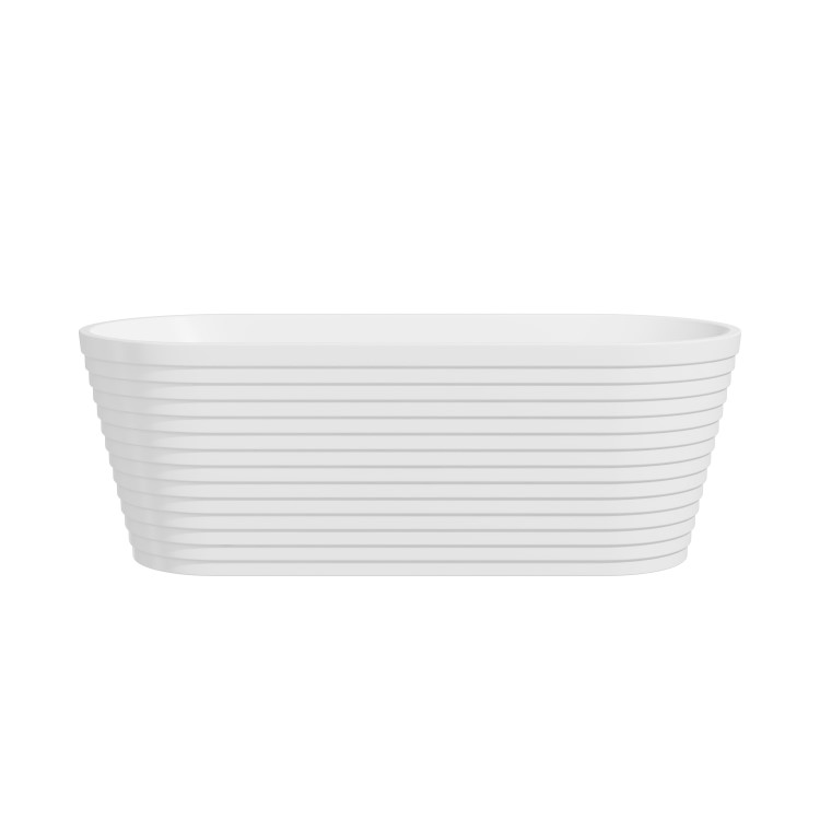 Freestanding Fluted Double Ended Bath 1650 x 740mm - Empire