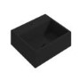 Cloakroom Black Wall Hung Basin 330mm - Houston