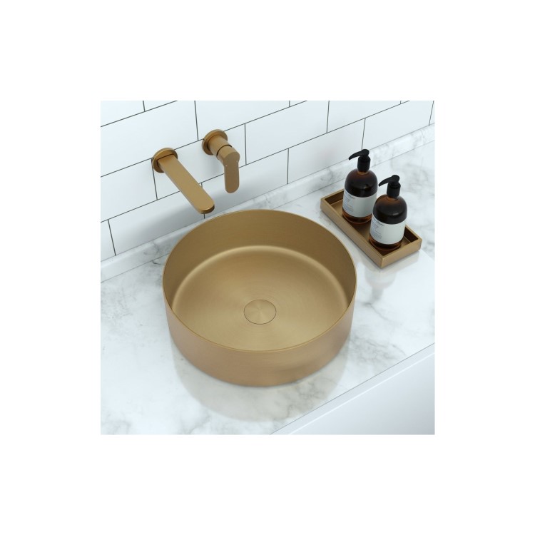 Wall Mounted Brass Basin Mixer Tap - Zorah
