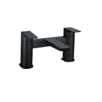 GRADE A1 - Black Bath Mixer Tap - Zana