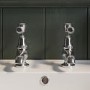 Chrome Basin Pillar Taps - Helston