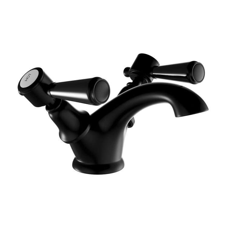 Black Basin Mixer Tap - Helston