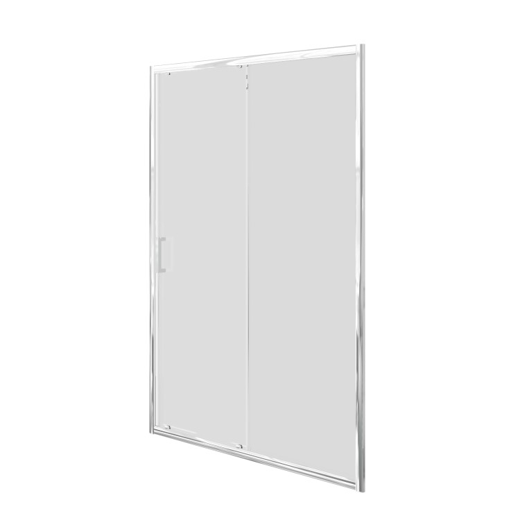 1400mm Chrome Sliding Shower Door 6mm Glass - Carina