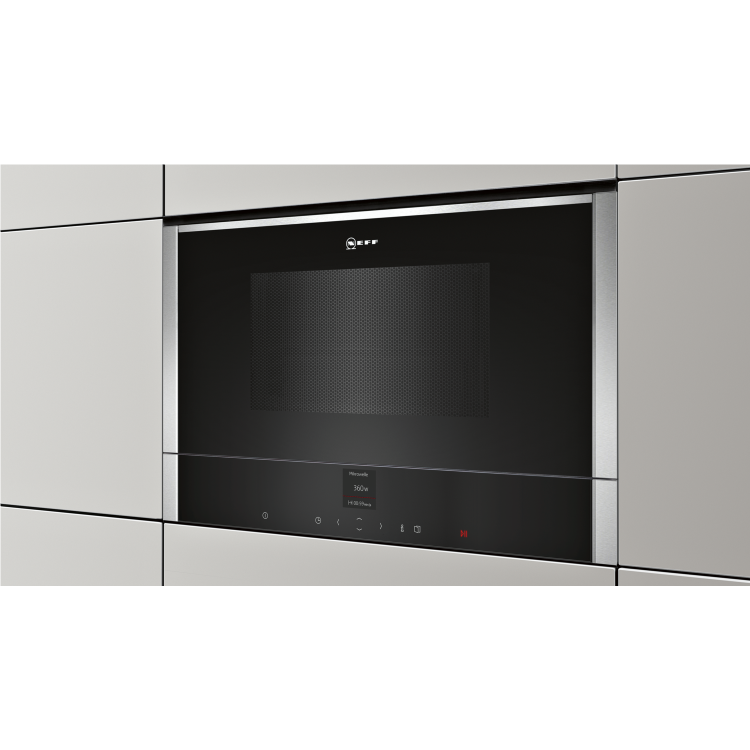 Refurbished Neff N70 C17WR00N0B Built In 21L 900W Microwave Stainless Steel