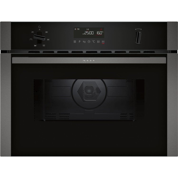 Neff N50 Built-In Compact Combination Microwave Oven - Graphite