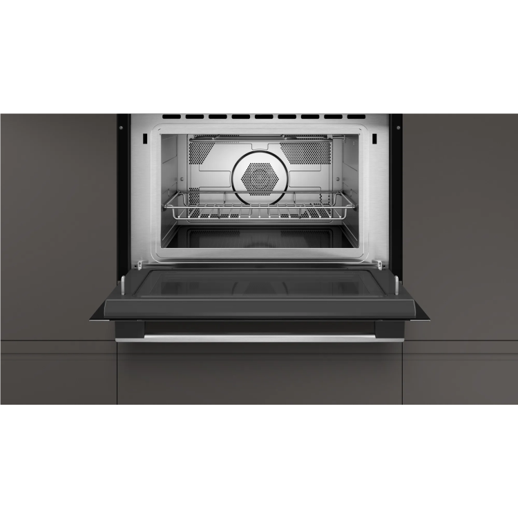 Neff N50 Built-In Compact Combination Microwave Oven - Graphite