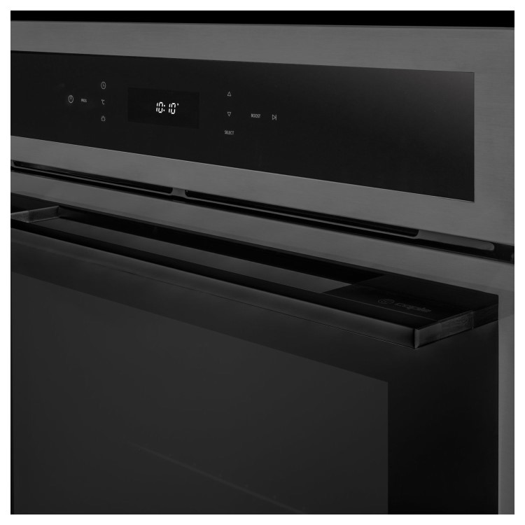 Caple Sense Electric Single Oven with Pyrolytic Cleaning - Gunmetal Grey