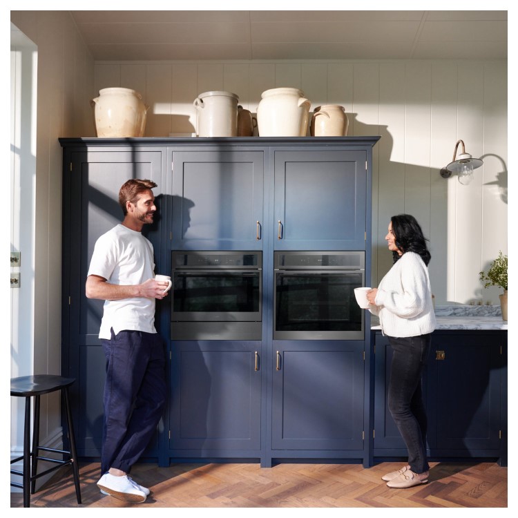 Caple Sense Electric Single Oven with Pyrolytic Cleaning - Gunmetal Grey