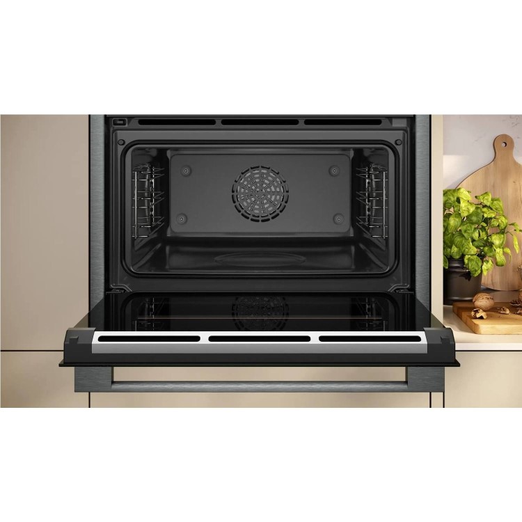 Refurbished Neff N90 C24FS31G0B 60cm Single Built In Electric Oven Grey