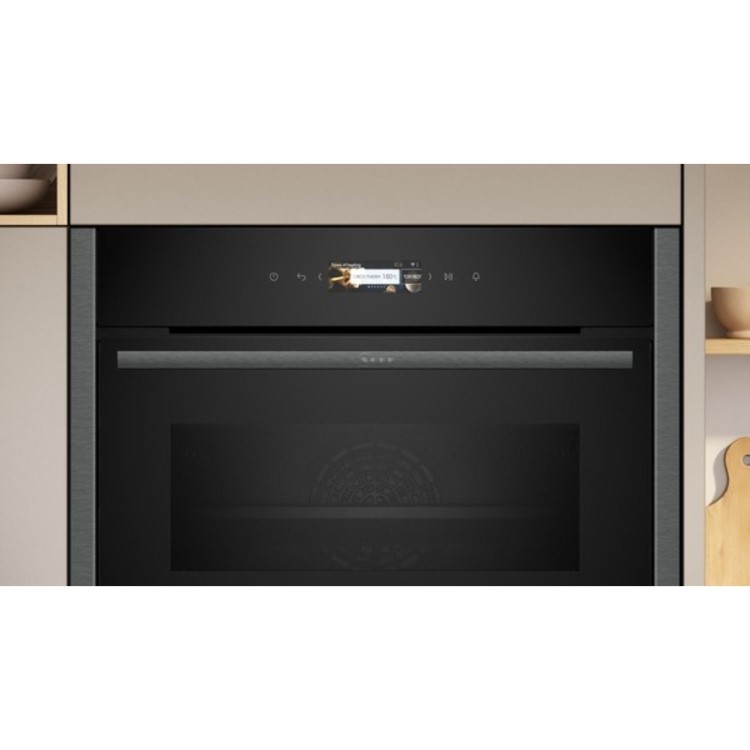 Neff N70 Built-In Combination Microwave Oven - Graphite