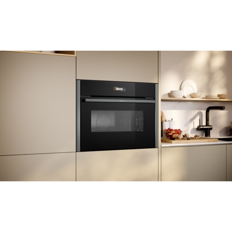 Neff N70 Built-In Combination Microwave Oven - Graphite