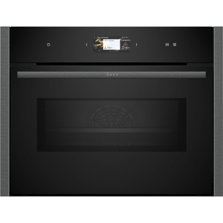 Neff N90 Built-In Combination Microwave Oven - Graphite