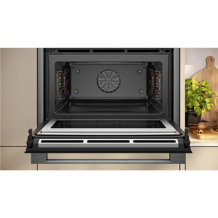 Neff N90 Built-In Combination Microwave Oven - Graphite