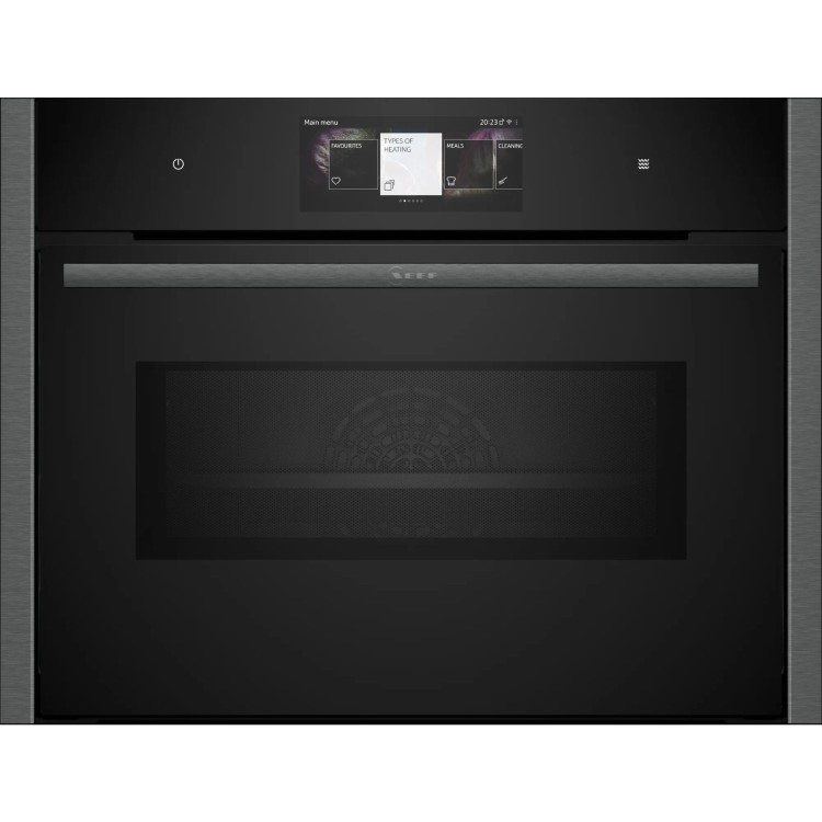 Neff N90 Built-In Combination Microwave Oven - Graphite