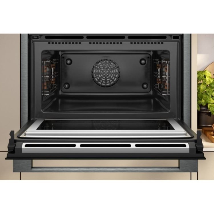 Neff N90 Built-In Combination Microwave Oven - Graphite