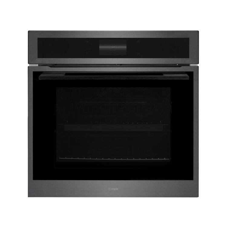 Caple Sense Premium Connected Electric Single Oven with Pyrolytic Cleaning - Gunmetal Grey