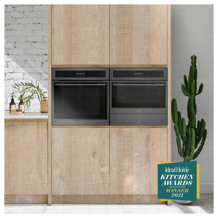 Caple Sense Premium Connected Electric Single Oven with Pyrolytic Cleaning - Gunmetal Grey