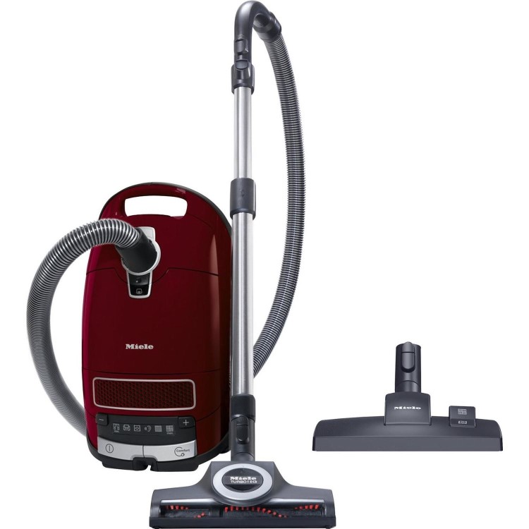 Miele C3 Complete Cat & Dog Pro Bagged Cylinder Vacuum Cleaner - Tayberry Red