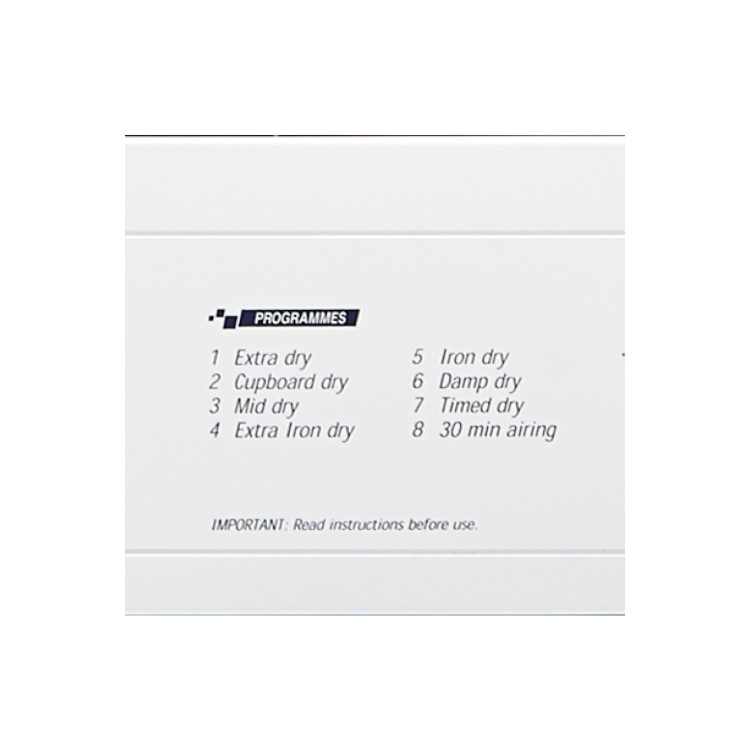 White Knight C8317WV 7kg Integrated Vented Tumble Dryer - White