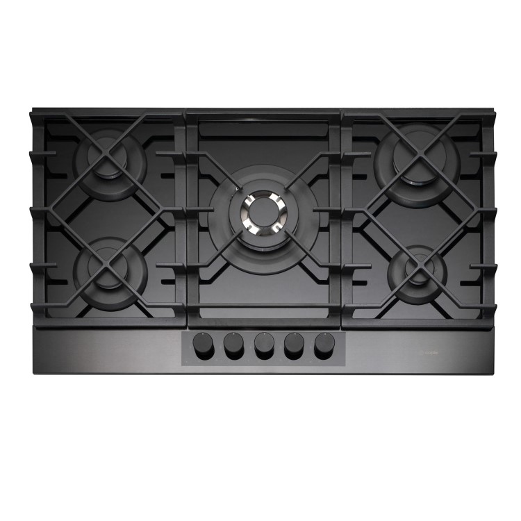 Refurbished Caple C889G 90cm 5 Burner Gas Hob Gunmetal Grey