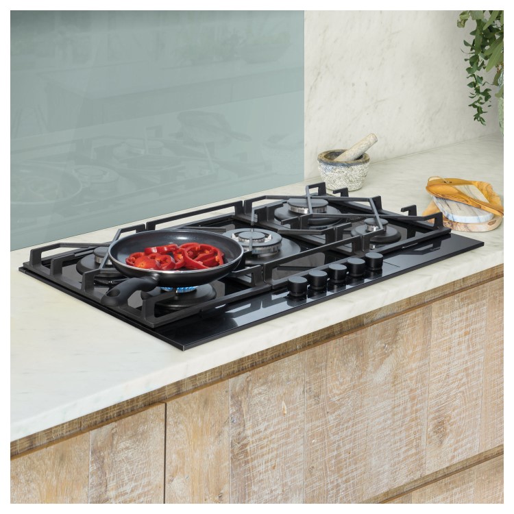 Refurbished Caple C889G 90cm 5 Burner Gas Hob Gunmetal Grey