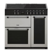 Creda 90cm Triple Cavity Electric Range Cooker - Silver