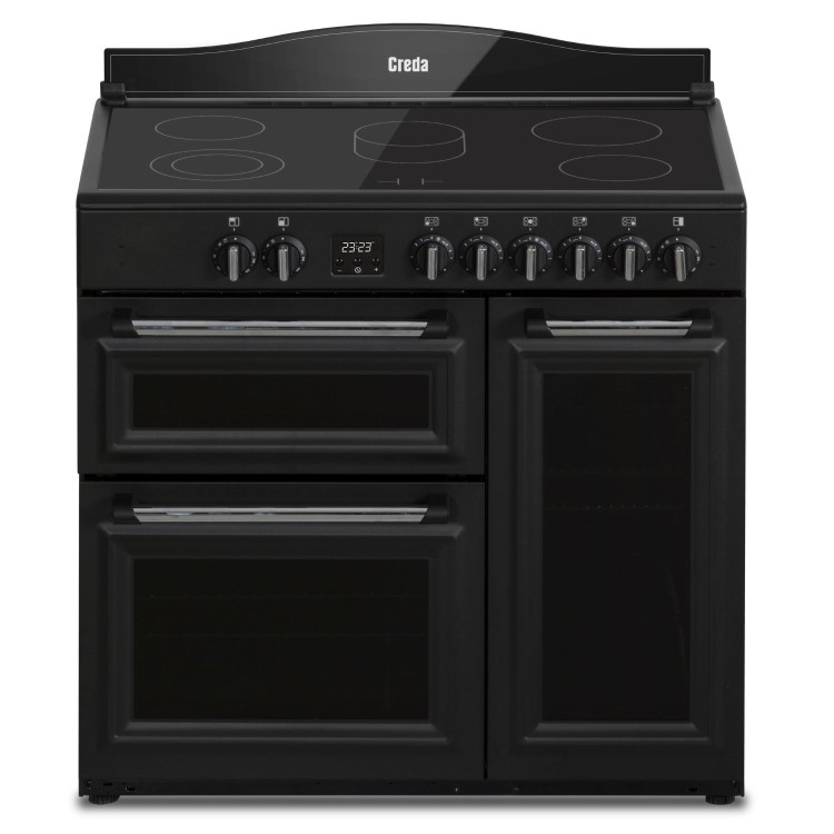 Creda 90cm Triple Cavity Electric Range Cooker - Anthracite