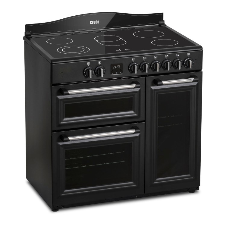 Creda 90cm Triple Cavity Electric Range Cooker - Anthracite