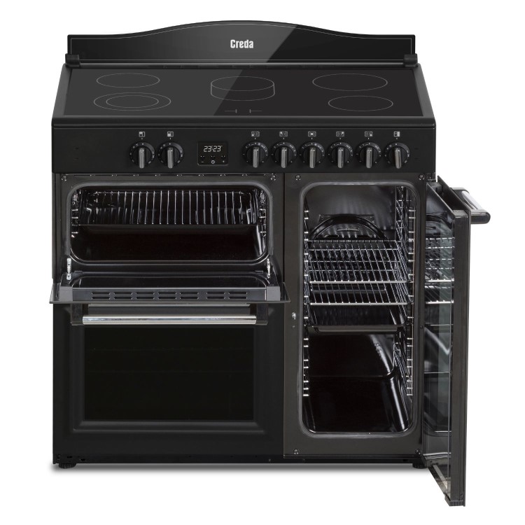 Creda 90cm Triple Cavity Electric Range Cooker - Anthracite