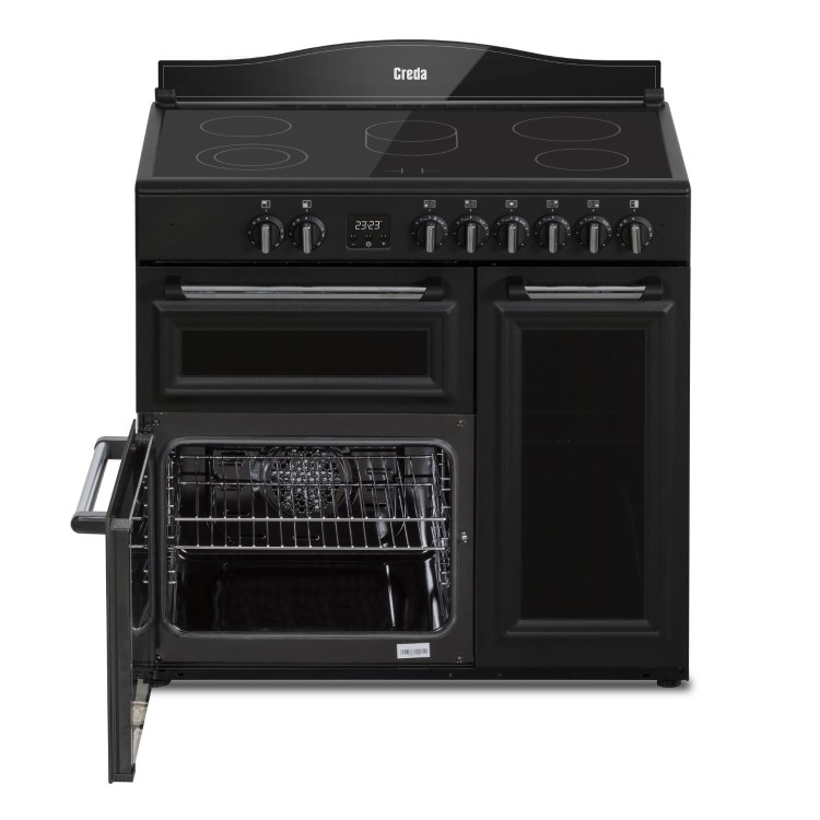 Creda 90cm Triple Cavity Electric Range Cooker - Anthracite