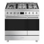 Smeg 90cm Dual Fuel Range Cooker - Stainless Steel