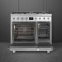 Smeg 90cm Dual Fuel Range Cooker - Stainless Steel