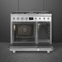 Refurbished Smeg C92GMX2 90cm Dual Fuel Range Cooker Stainless Steel