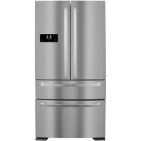 Caple 609 Litre French Style American Fridge Freezer - Stainless Steel