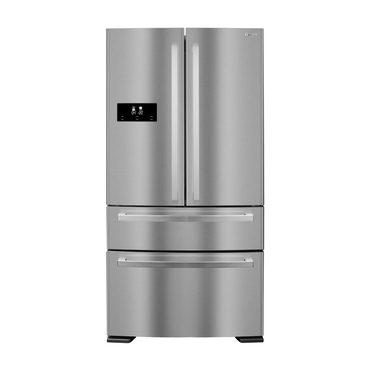 Caple 609 Litre French Style American Fridge Freezer - Stainless Steel