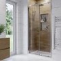 1000mm Chrome Sliding Shower Door 6mm Glass - Carina