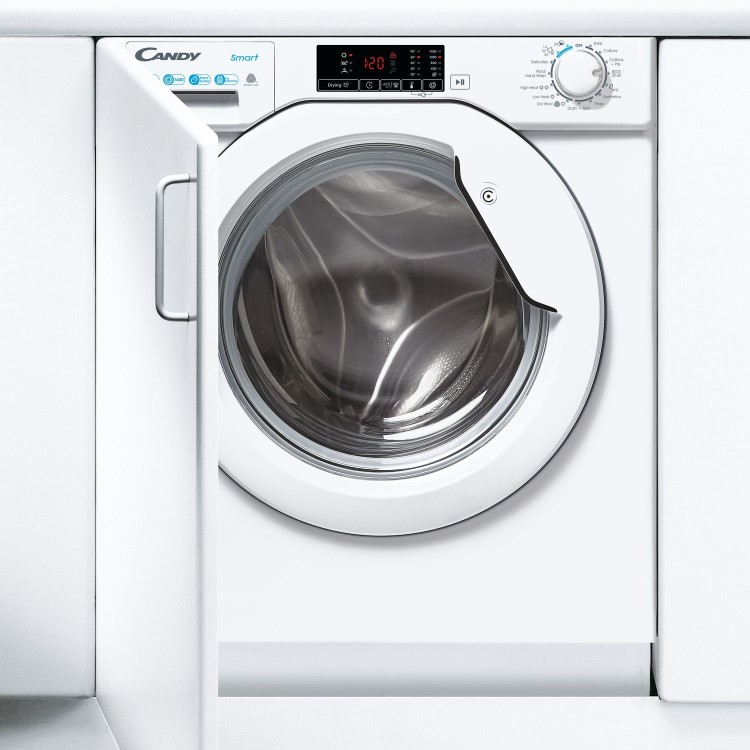 Candy Smart 8kg Wash 5kg Dry 1400rpm Integrated Washer Dryer - White