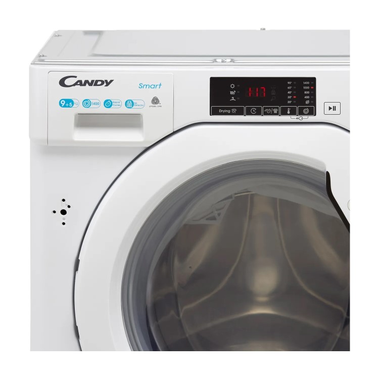 Candy Smart 9kg Wash 5kg Dry 1400rpm Integrated Washer Dryer - White