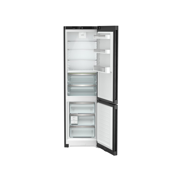 Liebherr 361 Litre Freestanding Fridge Freezer With DuoCooling - BlackSteel