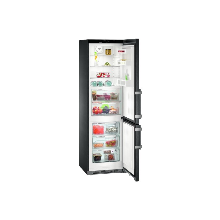 Liebherr CBNbs4815 Comfort BioFresh A+++ 201x60cm 342L Freestanding Fridge Freezer BlackSteel